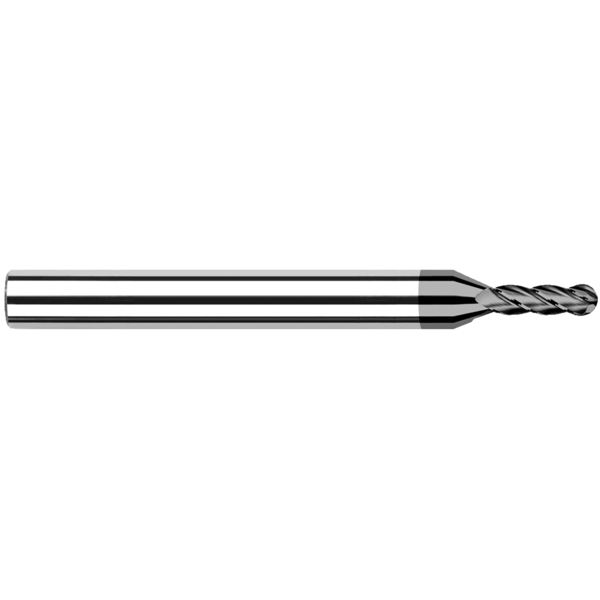 Harvey Tool End Mill - CVD Diamond - Ball, 0.0620" (1/16), Length of Cut: 5/16" 940962